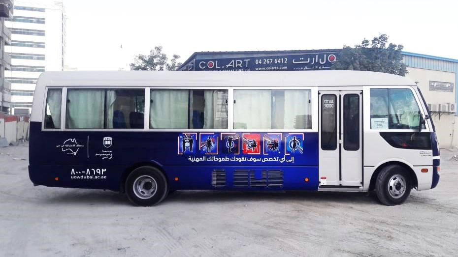 vehicle branding in dubai