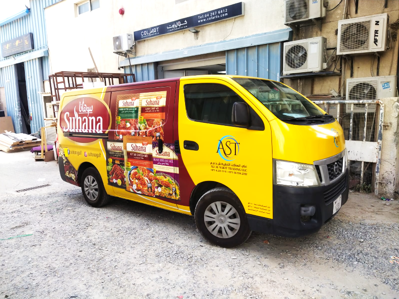 vehicle branding in dubai